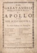 θ Shakespeare, Bacon inter alia.- Wither (George) The Great Assises Holden in Parnassus by Apollo …