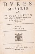 θ Shirley (James) The Dukes Mistris, first edition, Printed by John Norton, for Andrew Crooke, 1638.