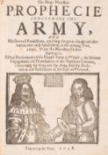 θ Civil War.- Kings Majesties Prophecie concerning the Army (The), first edition, 1648.