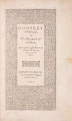 θ [Tasso (Torquato)] Godfrey of Bulloigne, or the Recoverie of Jerusalem. Done into English …