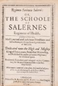 θ Diet and Healthy Eating.- Joannes de Mediolano. Regimen Sanitatis Salerni: or, the Schoole of …