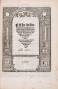 θ Fabyan (Robert) [The Chronicle of Fabyan...nowe newely printed], [1542].