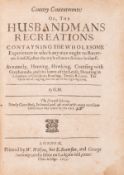 θ Tennis.- Markham (Gervase) Country Contentments: or, the Husbandmans Recreations, seventh …