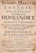 θ Husbandry.- Hartlib (Samuel) His Legacie: or An Enlargement of the Discourse of Husbandry Used …