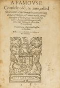 θ Sleidanus (Johannes) A Famouse Cronicle of oure time, called Sleidanes Commentaries..., first …