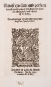 θ Brunschwig (Hieronymus) A most excellent and perfecte homish apothecarye or homely physick booke …
