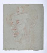 λ ERIC KENNINGTON (BRITISH 1888-1960), STUDY OF A SOLDIER