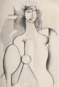 λ CAZIEL (POLISH 1906-1988), ABSTRACT NUDE