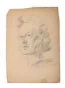 λ ERIC KENNINGTON (BRITISH 1888-1960), STUDY OF A LADY WEARING GLASSES