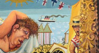 λ ANTHONY GREEN (BRITISH 1939-2003), POSE ARTISTIQUE