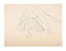 λ SIR STANLEY SPENCER (BRITISH 1891-1959), FIGURE UNDER NETTING