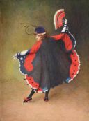 GEORGE CARLINE (BRITISH 1855-1920), THE RED ADMIRAL: HILDA CARLINE