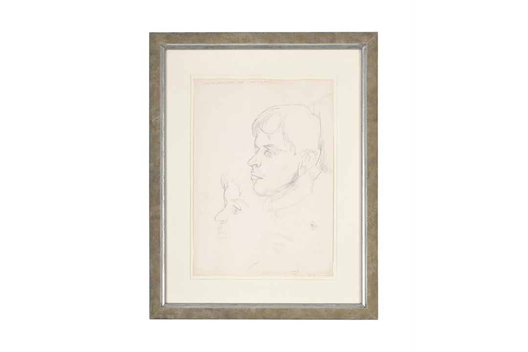 λ HILDA CARLINE & SIR STANLEY SPENCER, DOUBLE PORTRAIT OF STANLEY - Image 2 of 3