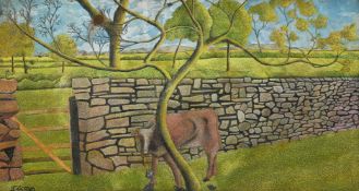 λ JAMES LLOYD (BRITISH 1905-1974), COW IN A PASTURE