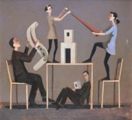 λ PHILIP DAVIES (BRITISH B. 1953), THE MISSING STOREY