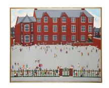 λ JOHN 'ROAD' ALLIN (BRITISH 1934-1991), THE SCHOOL PLAYGROUND