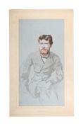 CARLO PELLEGRINI (1839-1889), STUDY OF A SEATED GENTLEMAN