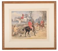 ATTRIBUTED TO ROBERT SURTEES (BRITISH D. AFTER 1802), 'VERY POLITE' HUNTING SCENE