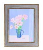 λ MURIEL CUCKNEY (BRITISH 1912-2004), STILL LIFE OF FLOWERS IN A BLUE JUG