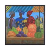 G. LILIAN (20TH CENTURY), AFRICAN MARKET, THE MELON STALL