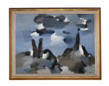 λ ANTONIO LAGO RIVERA (SPANISH 1916-1990), ULTRAMAR, SOMBRA, NEGRO