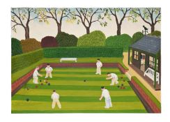 λ JOHN 'ROAD' ALLIN (BRITISH 1934-1991), LAWN BOWLS