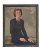 λ HAROLD GRESLEY (BRITISH 1892-1967), PORTRAIT OF DAISY WALKER OF SYSTON