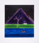 λ Craigie Aitchison (1926-2009) Goatfell, Isle of Arran (Lambirth & Peck 18)