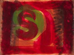 λ Howard Hodgkin (1932-2017) Red Listening Ear (Heenk 74)