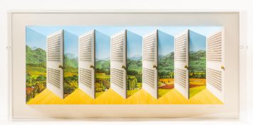 λ Patrick Hughes (b.1939) Shutters