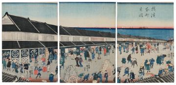 Utagawa Kuniyoshi (1797-1861), Picture of Honcho in Yokohama (Yokohama Honcho no zu)