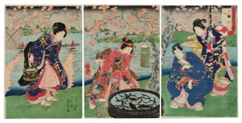 Utagawa Kuniyoshi (1797-1861), Fire (Hi)