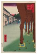 Utagawa Hiroshige (1797-1858), Naito ShinjukuYotsuya (Yotsuya Naito Shinjuku) Edo period
