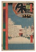 ‡ Utagawa Hiroshige (1797-1858), Kinryuzan Temple