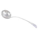 A GEORGIAN OLD ENGLISH PATTERN SOUP LADLE