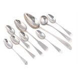 A COLLECTION OF SCOTTISH PROVINCIAL SILVER SPOONS