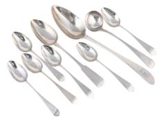 A COLLECTION OF SCOTTISH PROVINCIAL SILVER SPOONS