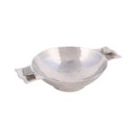 A SILVER QUAICH
