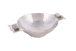 A SILVER QUAICH