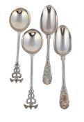 A PAIR OF VICTORIAN TABLE SPOONS