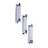 VAUGHAN DESIGNS, SIX 'TURIN' CHROME WALL LIGHTS, BRITISH, MODERN