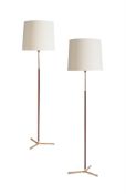 MANNER OF GINO SARFATTI (ITALIAN, 1912-1985), A PAIR OF STANDARD LAMPS, ITALIAN, MODERN