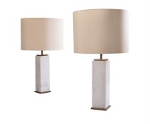 A PAIR OF BEDSIDE LAMPS, MODERN