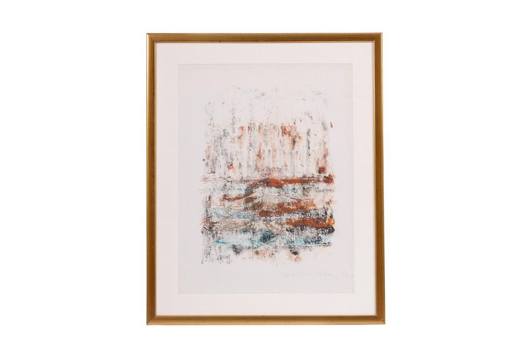 λ JACQUELINE MULLER (20TH CENTURY), TWO ABSTRACTS - Image 2 of 4
