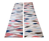 A MATCHED PAIR OF KILIM RUNNERS OR GALLERY CARPETS