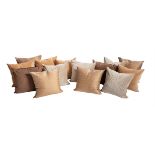 A SELECTION OF SCATTER CUSHIONS, DESIGNED BY PETER MIKIC, MODERN