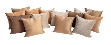 A SELECTION OF SCATTER CUSHIONS, DESIGNED BY PETER MIKIC, MODERN