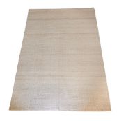 AN INDIAN JUTE AND BANANA SILK WOVEN CARPET