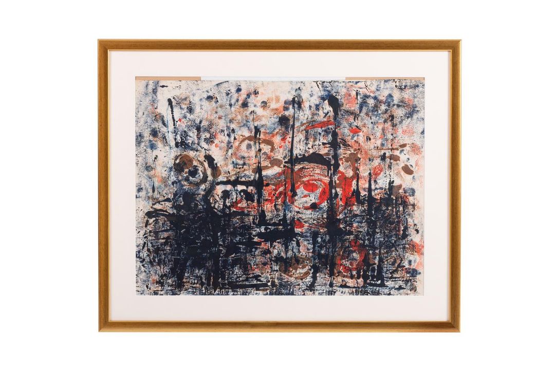 λ JACQUELINE MULLER (20TH CENTURY), ABSTRACT - Image 1 of 2
