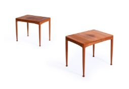 ENGSTROM & MYRSTRAND FOR TINGSTRÖMS, A PAIR OF TEAK 'MICADO' SIDE TABLES, SWEDISH, MID 20TH CENTURY